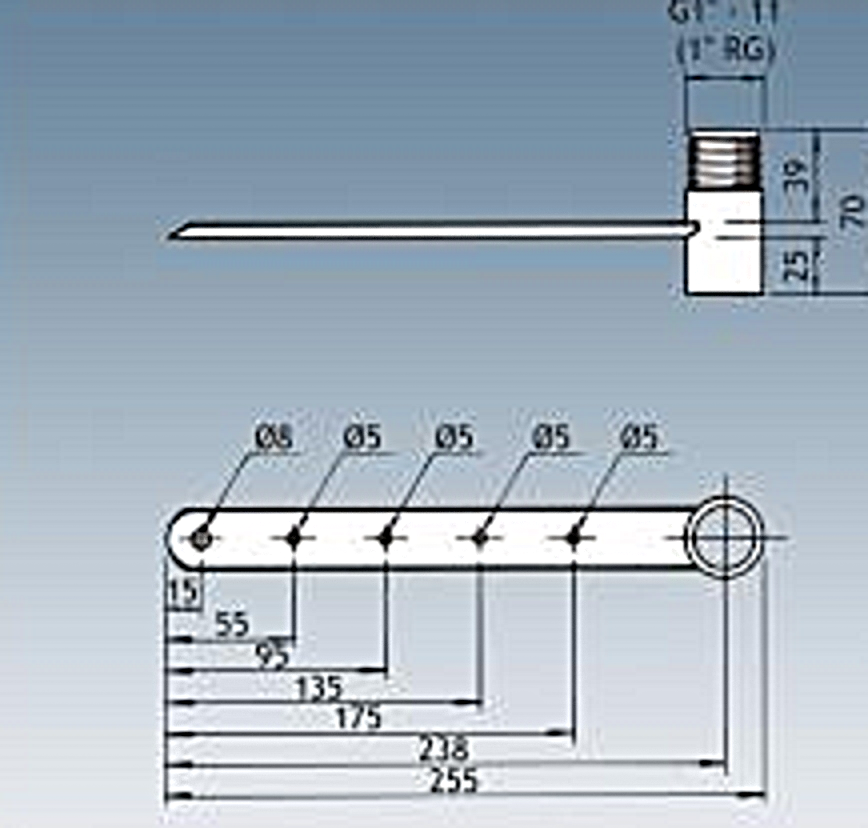 SMR 2 Stainless steel side-mounting clamps G1” - 11
