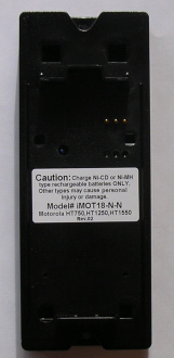 Adapter, GP340, GP360, GP380, NiCd-NiMH