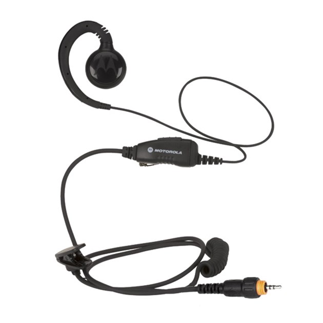 Accessory kit, clip single pin earpiece w/ptt, pvc free