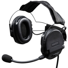 SAVOX Noise-COM 200 Neckband headset w/Dynamic microphone Peltor wired Nexus J11 connector