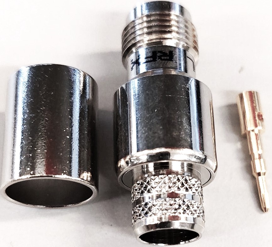 RP TNC-female RG213 Full crimp